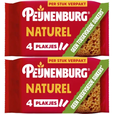 Peijnenburg Ontbijtkoek naturel 8-pack