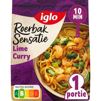 Iglo Roerbak sensatie lime curry