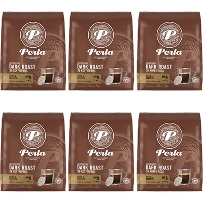Perla Huisblends Dark roast koffiepads 6-pack