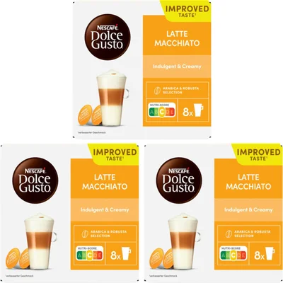 Nescafé Dolce Gusto Latte macchiato capsules 3-pack