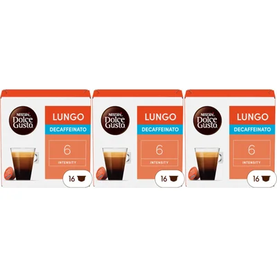 Nescafé Dolce Gusto Lungo decaffeinato capsules 3-pack