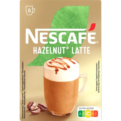Nescafé Hazelnut latte oploskoffie