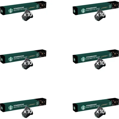 Starbucks Nespresso ristretto capsules 6-pack