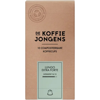 De Koffiejongens Lungo extra forte capsules