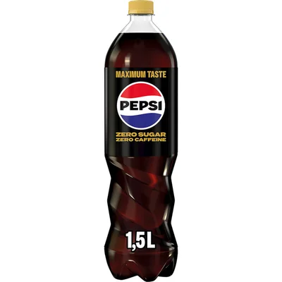 Pepsi Zero sugar zero caffeine