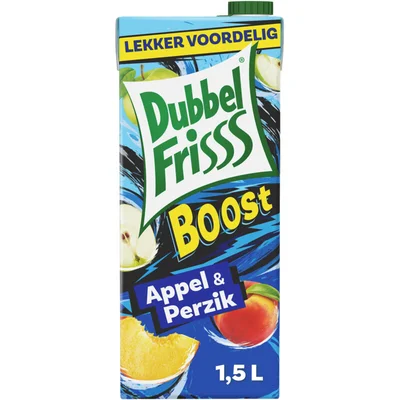 DubbelFrisss Boost appel & perzik