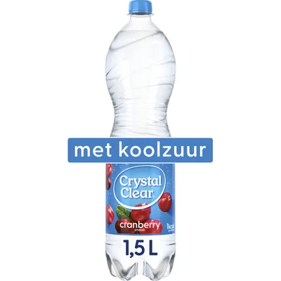 Crystal Clear Sparkling cranberry
