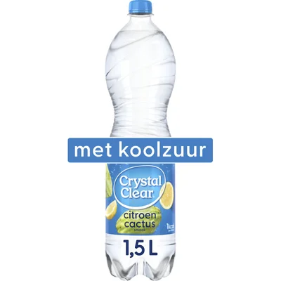 Crystal Clear Sparkling lemon cactus