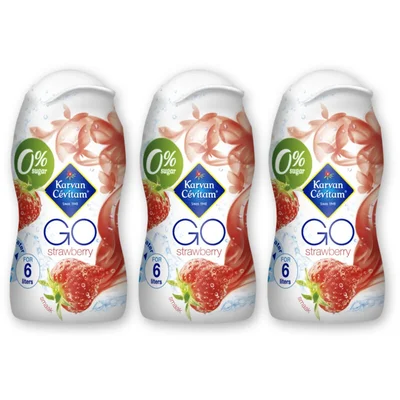 Karvan Cévitam Siroop go aardbeien 3-pack