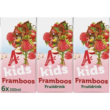 Appelsientje Kids fruitdrink framboos 6-pack