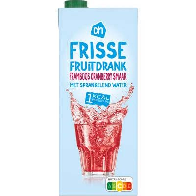 AH Frisse fruitdrank framboos cranberry