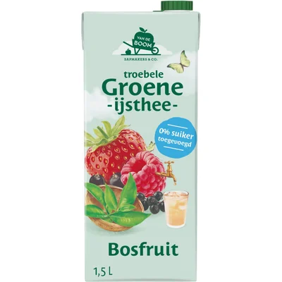 Van de Boom Troebele groene ijsthee bosfruit