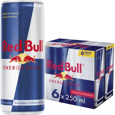 Red Bull Energy drink 6-pack voordeelverpakking
