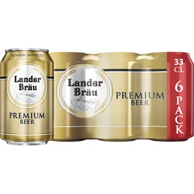 Lander bräu Premium beer 6-pack
