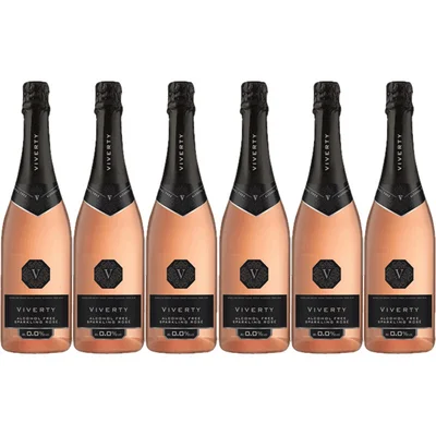 Viverty  rose sparkling alcoholvrij 6-pack