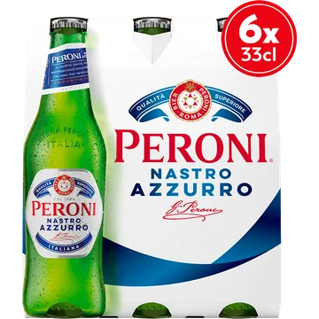 Peroni Nastro azzurro Italiaans bier 4x 6-pack