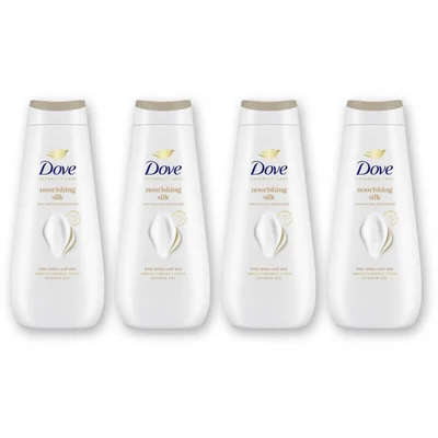 Dove Nourishing silk douchegel 4-pack