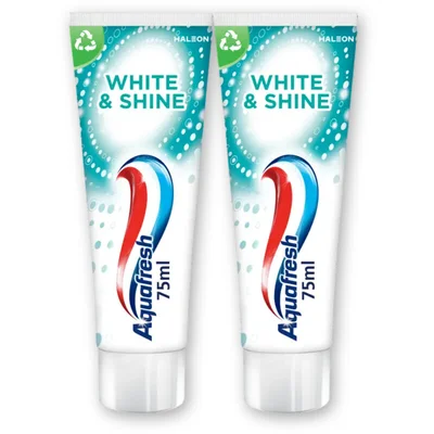 Aquafresh White & shine tandpasta 2-pack
