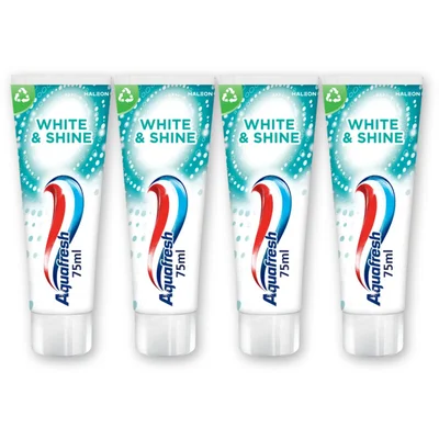 Aquafresh White & shine tandpasta 4-pack