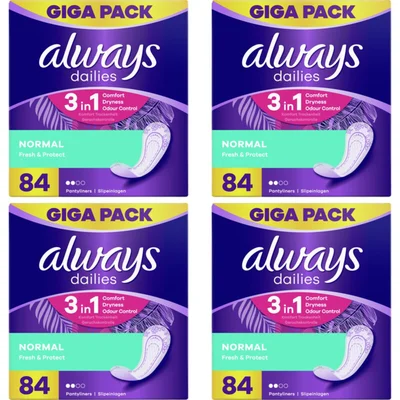 Always normal inlegkruisjes giga pack 4-pack