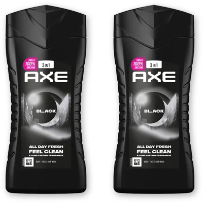 Axe Black showergel 2-pack