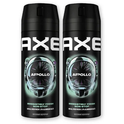 Axe Apollo deodorant bodyspray 2-pack