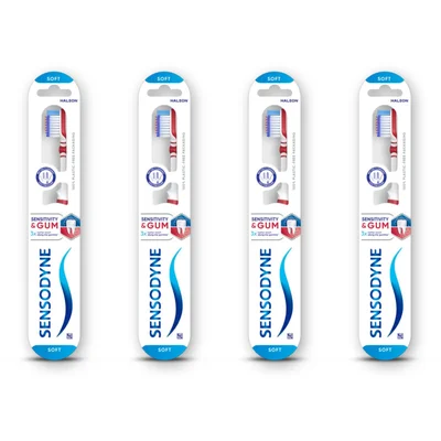 Sensodyne Complete Protect Tandenborstel Soft 4pk