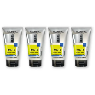 Studio Line Invisi Fix 24h clear & clean gel 4-pack