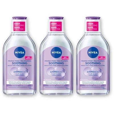 NIVEA Gevoelige huid micellair water 3-pack