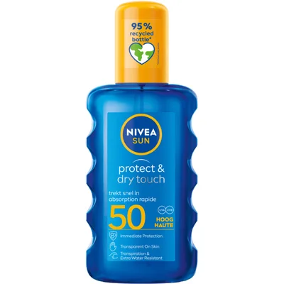 Nivea Sun Protect & dry touch zonnespray spf50