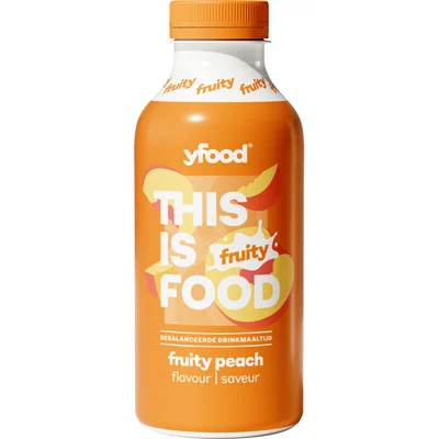 Yfood This is food drinkmaaltijd peach