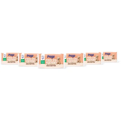 Page Shea butter vochtig toiletpapier 6-pack