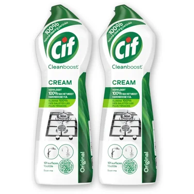 Cif Schuurmiddel original cream 2-pack