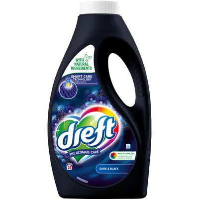 Dreft Ultimate care wasmiddel dark & black