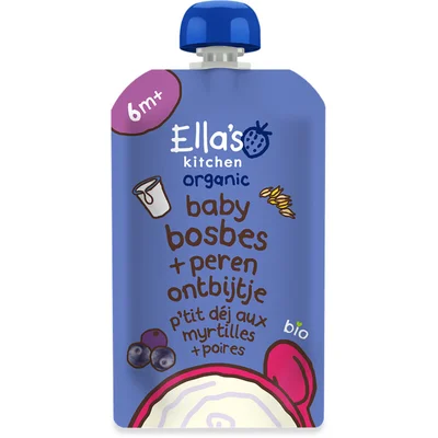 Ella's kitchen Baby bosbessen ontbijtje 6m+