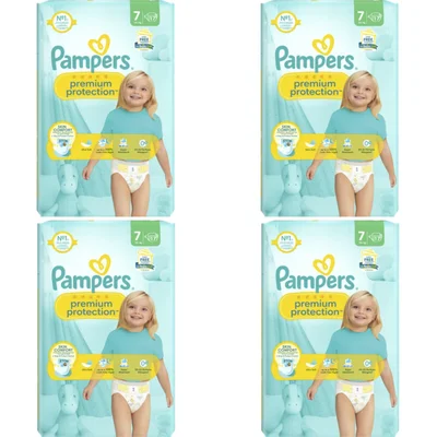 Pampers Premium protection luiers maat 7 4-pack