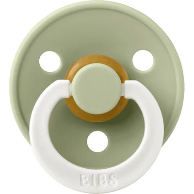 Bibs Glow in the dark fopspeen sage 2-pack