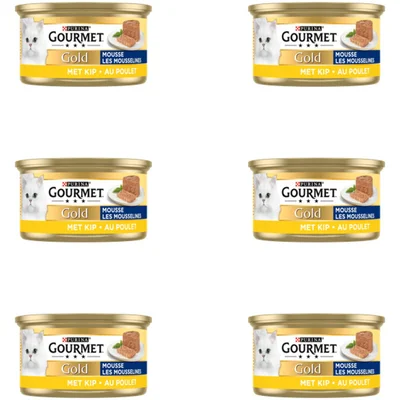Gourmet Gold mousse met kip 6-pack