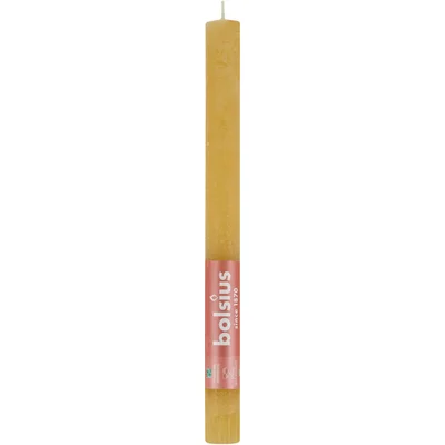 Bolsius Dinerkaars rustiek beige 27cm