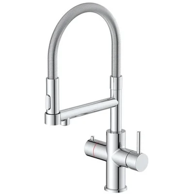 HOWAT 3-1 kokend water kraan flexibel - zwart