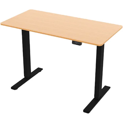 Brixy Zit sta bureau elektrisch bruin 140x60cm