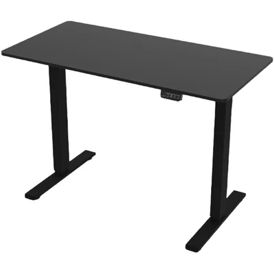 Brixy Zit sta bureau elektrisch zwart 120x60cm