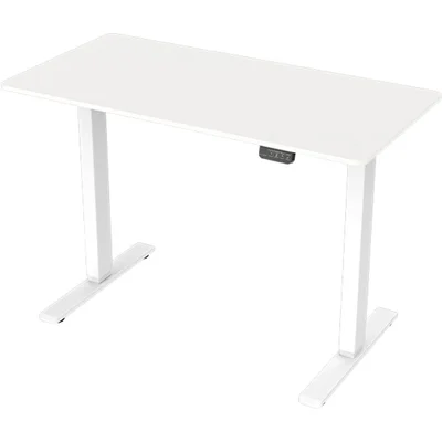Brixy Zit sta bureau elektrisch wit 120x60cm