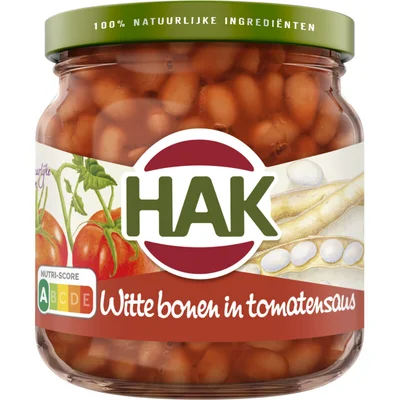 Hak Witte bonen in tomatensaus