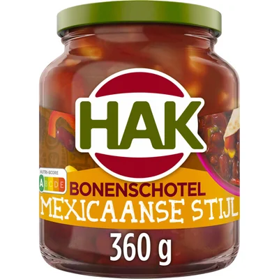 Hak Bonenschotel Mexicaans