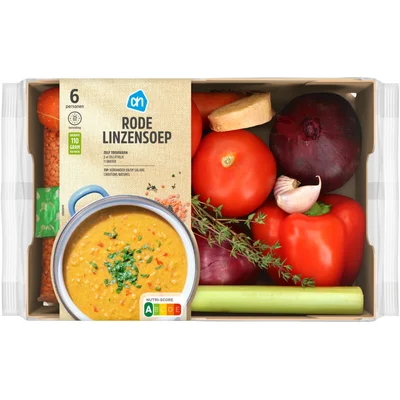 AH Rode linzensoep verspakket