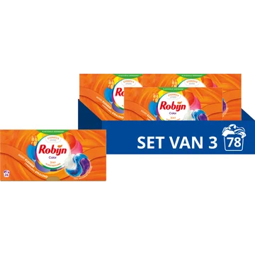 Robijn Classics 3-in-1 Wascapsules Color - 3 x 26 wasbeurten