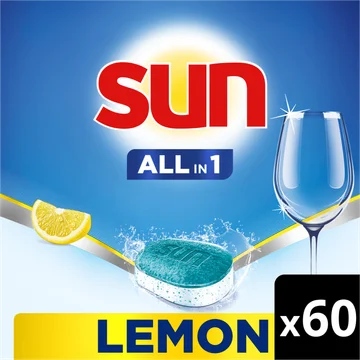 Sun All-in 1 Vaatwastabletten Citroen 60 tabletten