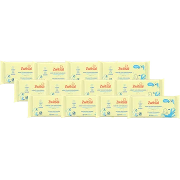 Zwitsal Billendoekjes Water & Care 12 x 52 Stuks