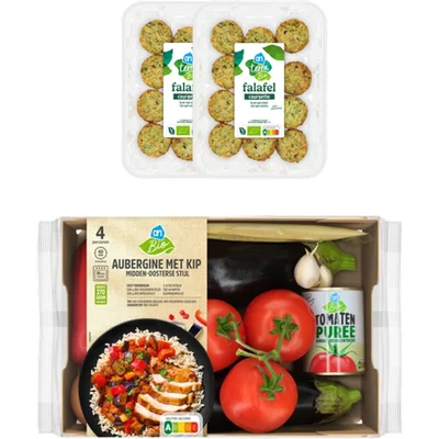 AH Biologisch Aubergine met Falafel Verspakket
